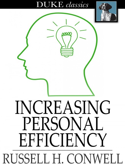 Cover image for Increasing Personal Efficiency